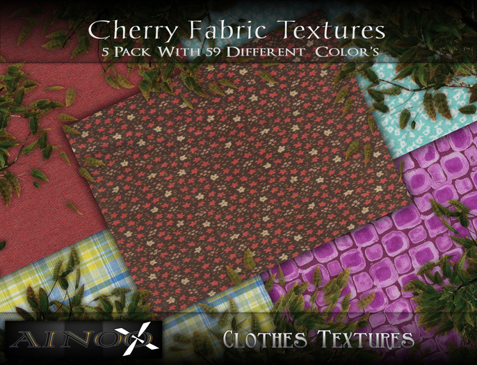 - Ainoo Clothes textures- Cherry Fabric