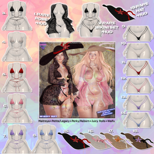 2. [Eternus] Windy Bikini Set (Legacy/Perky) RARE