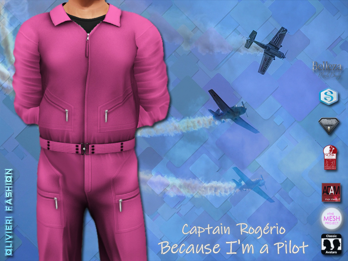 ROGERIO Pilot - JUMPSUIT - PINK