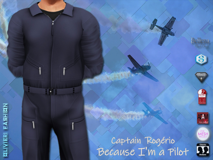 ROGERIO Pilot - JUMPSUIT - PURPLE