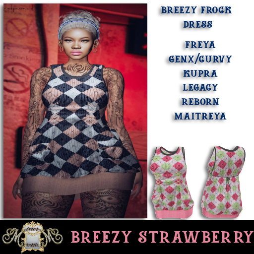 ~MM~ BREEZY FROCK DRESS STRAWBERRY