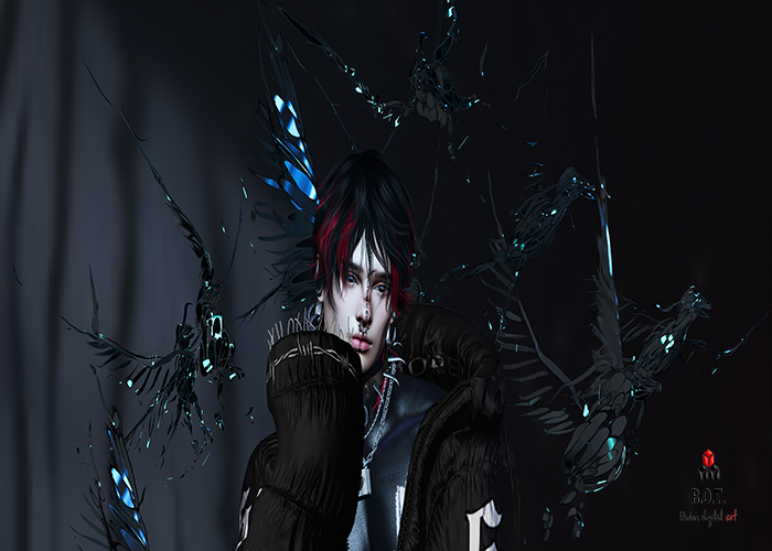 R.O.T.  Studio's. - Quality 100% mesh  - digital art -  birds p