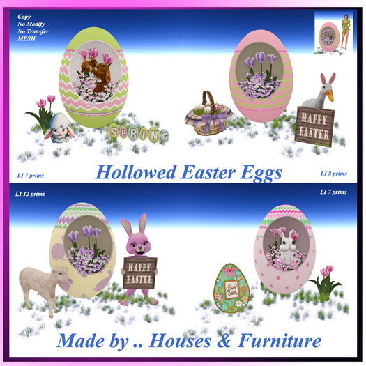 Easter Hollowed Egg Collection