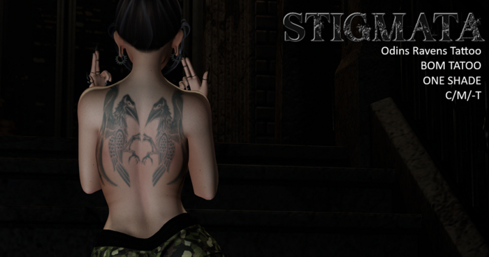 Stigmata - Odins Ravens Tattoo - [Add Me]