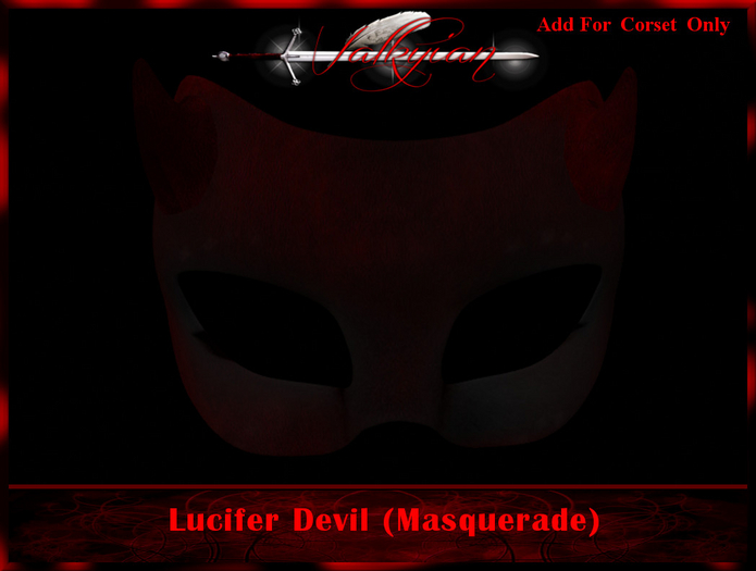 ~Valkyrian~Lucifer Devil (Masquerade) Mask (ADD)