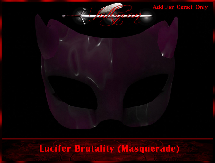 ~Valkyrian~Lucifer Brutality (Masquerade) Mask (ADD)