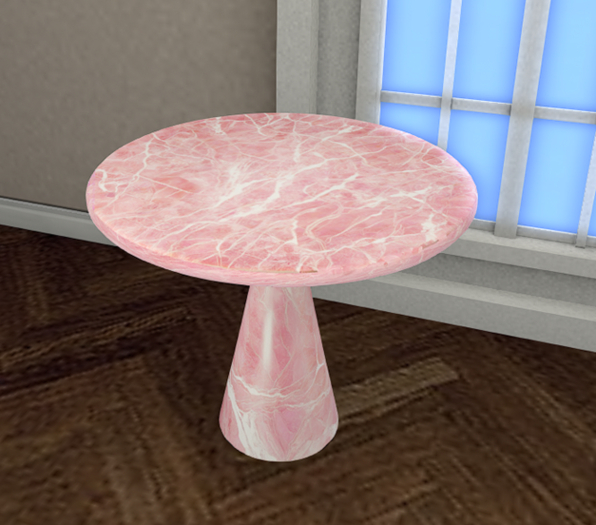 Pink Marble Table