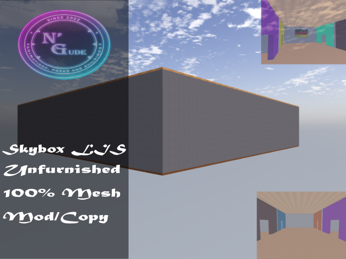 N`GUDE Animations&Poses&Buildings - Skybox LIS