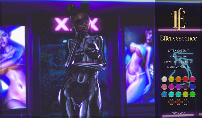 Effervescence - Latex Catsuit