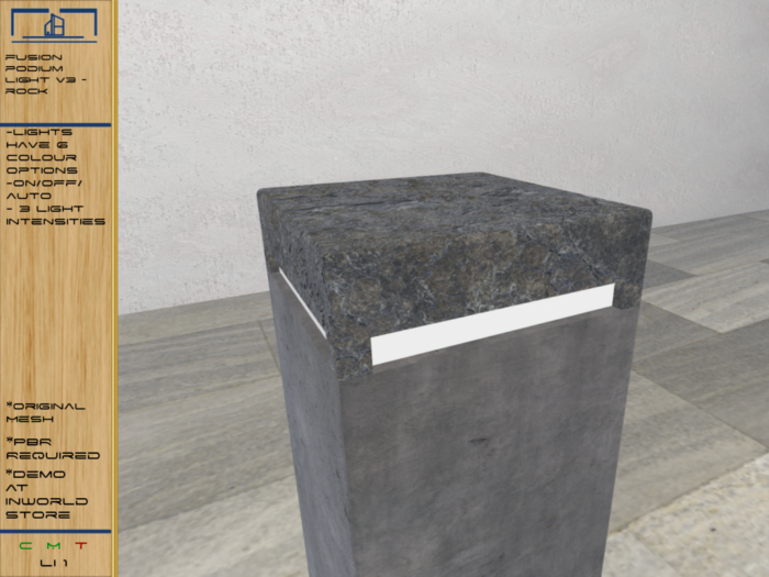 Fusion Podium Light V3 PBR - Rock
