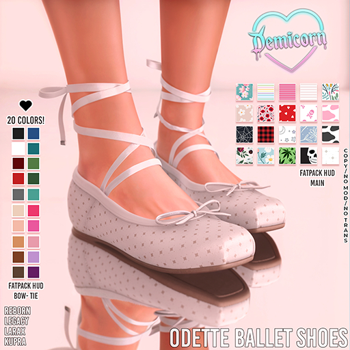 DEMICORN - ODETTE BALLET SHOES - PATTERNS FATPACK