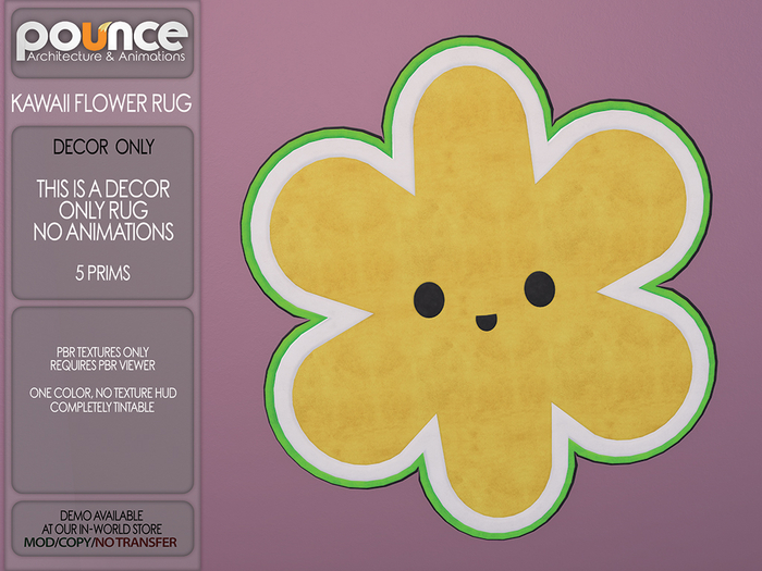 POUNCE - Kawaii Flower Rug - DECOR