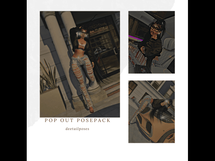 Pop Out Posepack