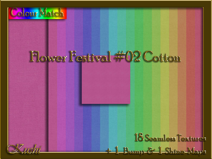 Flower Festival #02 COTTON Texture Pack