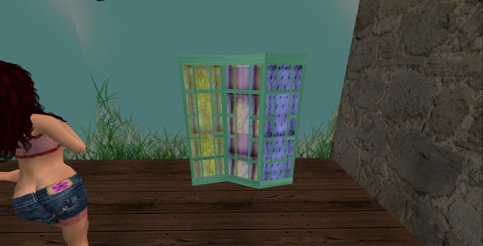 ALMOST FREE! WHIMSY COZY FLORALS ROOM DIVIDER-PRIVACY SCREEN-SHABBY CHIC ROMANTIC STYLE