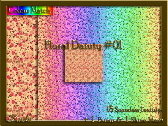Floral Dainty #01 Texture Pack