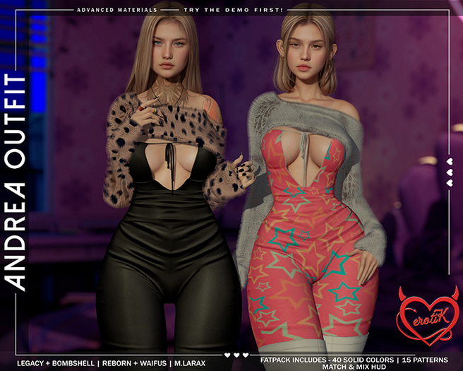 [erotiK] Andrea Outfit FATPACK