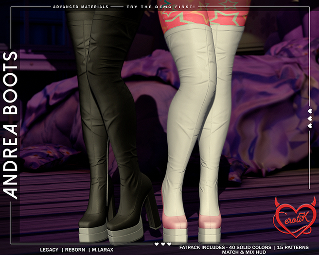 [erotiK] Andrea Boots FATPACK