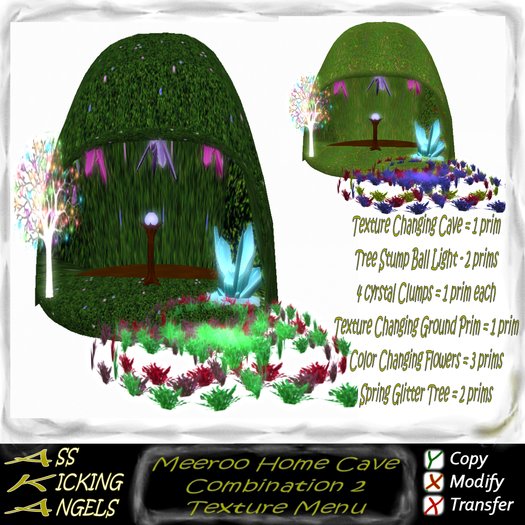 AKA Meeroo Home Cave Combination 2 Texture Menu 