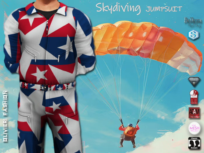 Skydiving Male - JUMPSUIT - 03