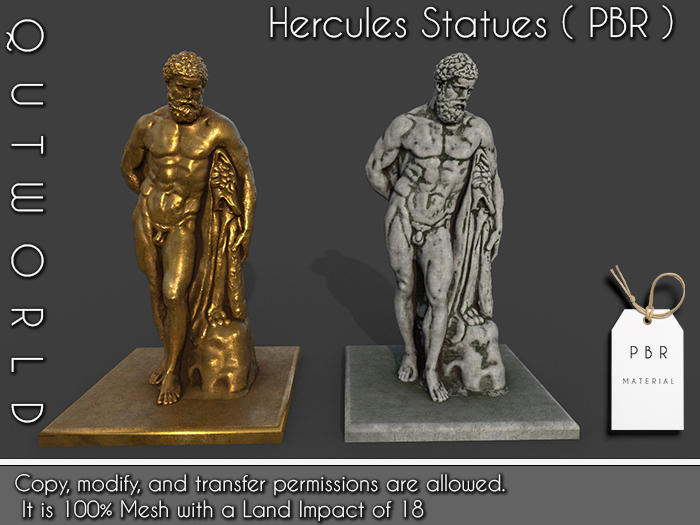 .::QUTWORLDT Hercules Statues_PBR::.FP