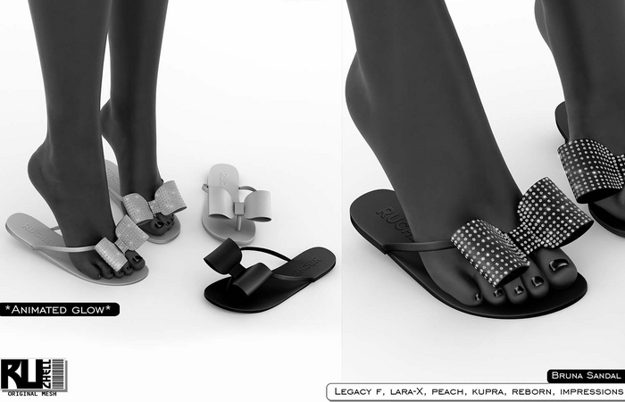 *DEMO*Ruchell:Bruna Sandal 'Black'