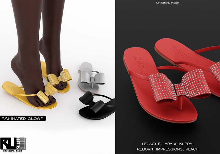 Ruchell: Bruna Sandal 'Red'