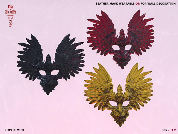 Feather Mask Free Gift