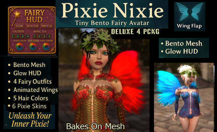 PIXIE NIXIE TINY PCKG4 Deluxe