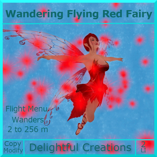 Wandering Flying Red Fairy