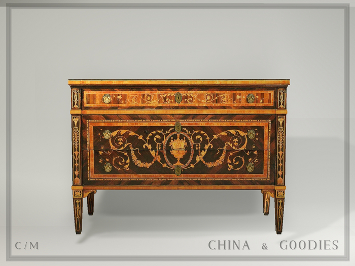 Marquetry commode "Palazzo" -C&G-