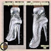 Anklets Silver/Diamond, resizable
