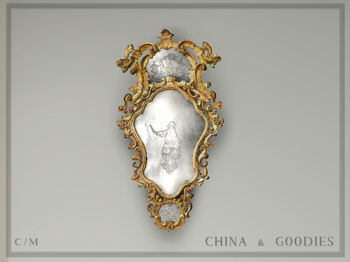 Rococo Mirror "Ducale" -C&G-