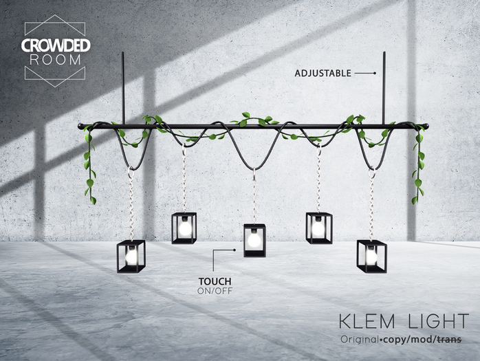 Crowded Room - Klem Hanging Light - Silver 