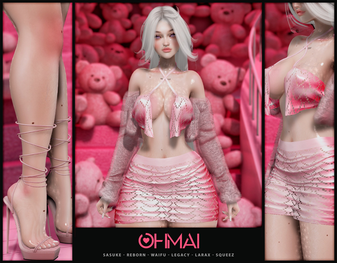 OHMAI UNPACK - Sasuke Set Pink