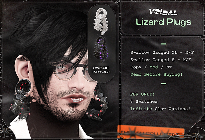 VOIDAL - Lizard Plugs (Swallow)