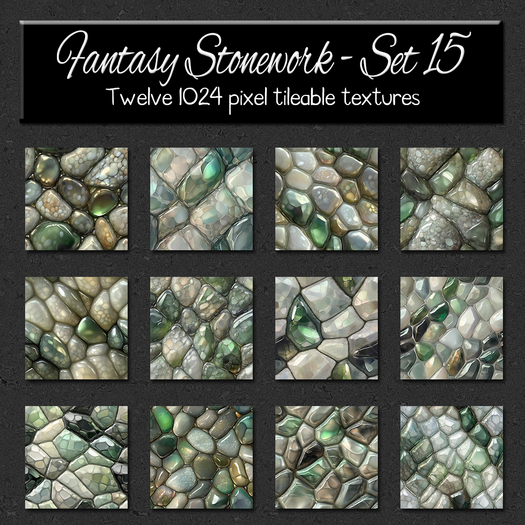 *Wallflowers* Fantasy Stonework - Set 15