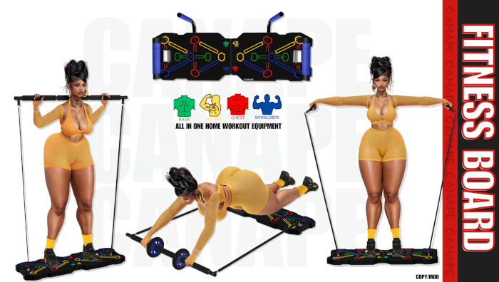 [Canape] Fitness Board - BLACK