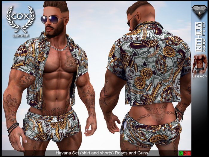 Havana Set - Roses and Guns