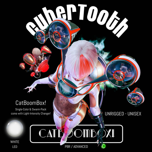 CyberTooth - CatBoomBox! BASIC WHITE