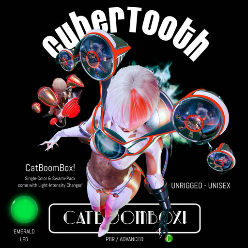 CyberTooth - CatBoomBox! BASIC GREEN
