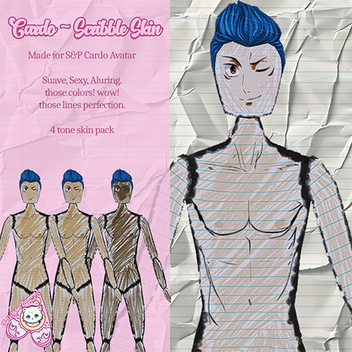 ~WB~ Cardo Scribble Skin (unpacker add me)