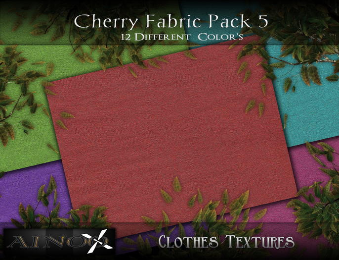 - Cherry Fabric - Pack 5
