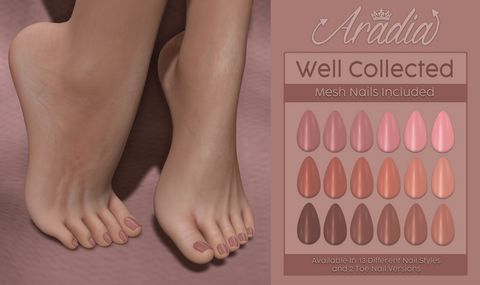Aradia - Well Collected [Toe Nails V1]