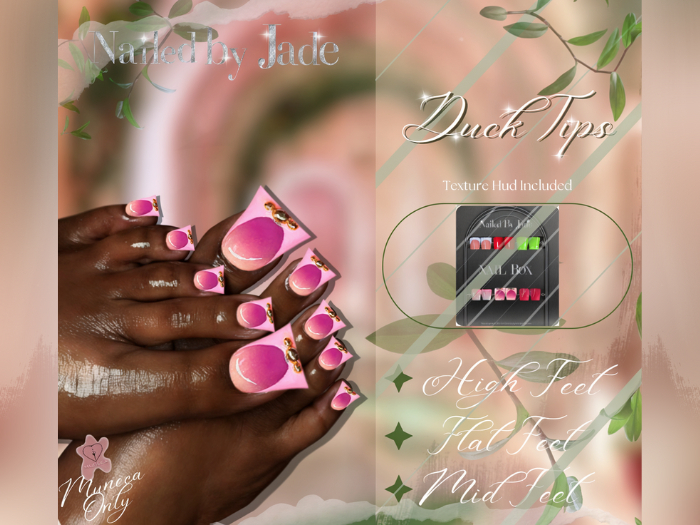 Nailed By Jade: Duck Shape Toe Nails *Muneca*