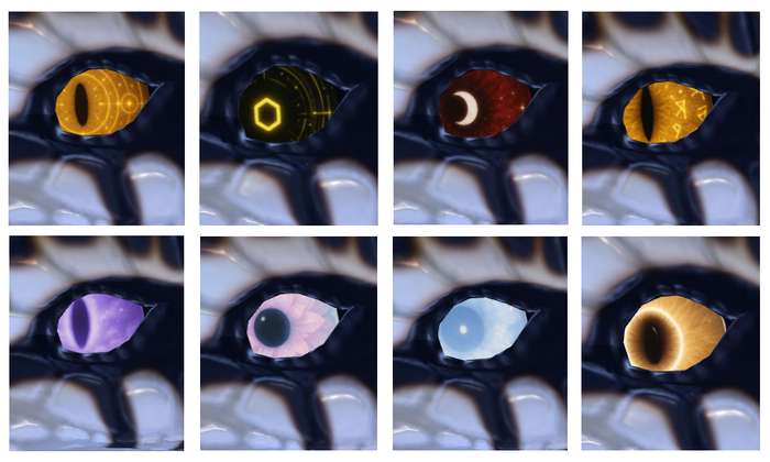 Pack of Bom eyes for BRDMRT Wyvern 2