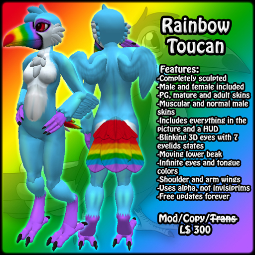 *R!* Rainbow Toucan avatar