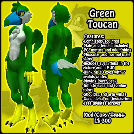 *R!* Green Toucan avatar