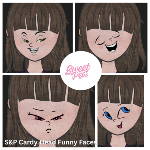 Sweet Pea. S&P Cardy Head Funny Faces