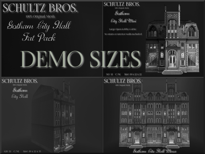[Schultz Bros.] Gotham - City Hall (Demo Sizes)